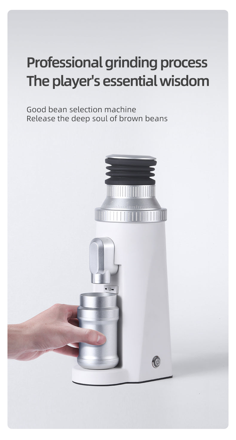 STARSEEKER EDGE63 Electric Coffee Grinder 63mm Cone Burr Espresso Brew Stepped fineness adjustment Bean Grinder Plasma Black