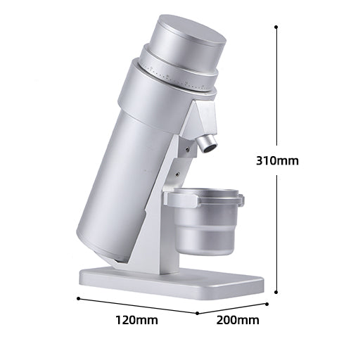 STARSEEKER EDGE Plus Elektrische Kaffeemühle, 63-mm-Kaffeemühle mit Mahlwerk, Handmühle für Kaffeebohnen, stufenlose Feinheitseinstellung, abnehmbarer magnetischer Sauganschluss