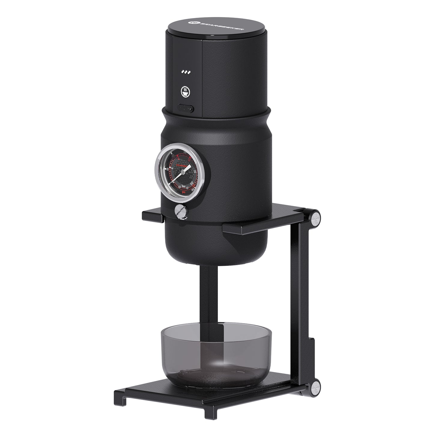 STARSEEKER Super58 Complete set Portable Espresso Machine with Bracket, Dosing Funnel,Coffee Tamper,Silicone insulation sleeve and Carry Bag