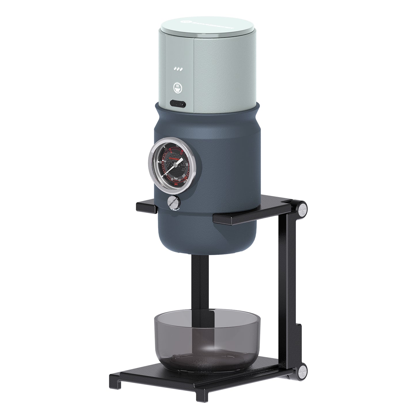 STARSEEKER Super58 Complete set Portable Espresso Machine with Bracket, Dosing Funnel,Coffee Tamper,Silicone insulation sleeve and Carry Bag