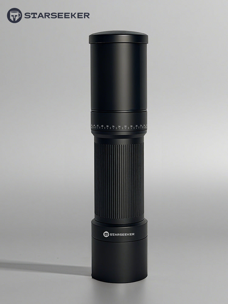 STARSEEKER 2-in-1 Black Burr Coffee Grinder - Manual & Electric, 40MM for Espresso