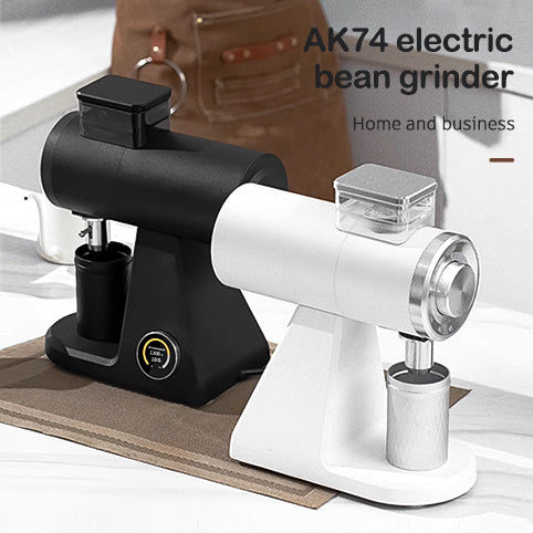 STARSEEKER AK74 Electric Bean Grinder 74mm Titanium Flat Knife Espresso Hand-brewed Coffee Home Commercial adjustable speed Coffee Burr Grinder with timer