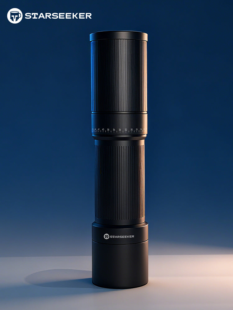 STARSEEKER 2-in-1 Black Burr Coffee Grinder - Manual & Electric, 40MM for Espresso