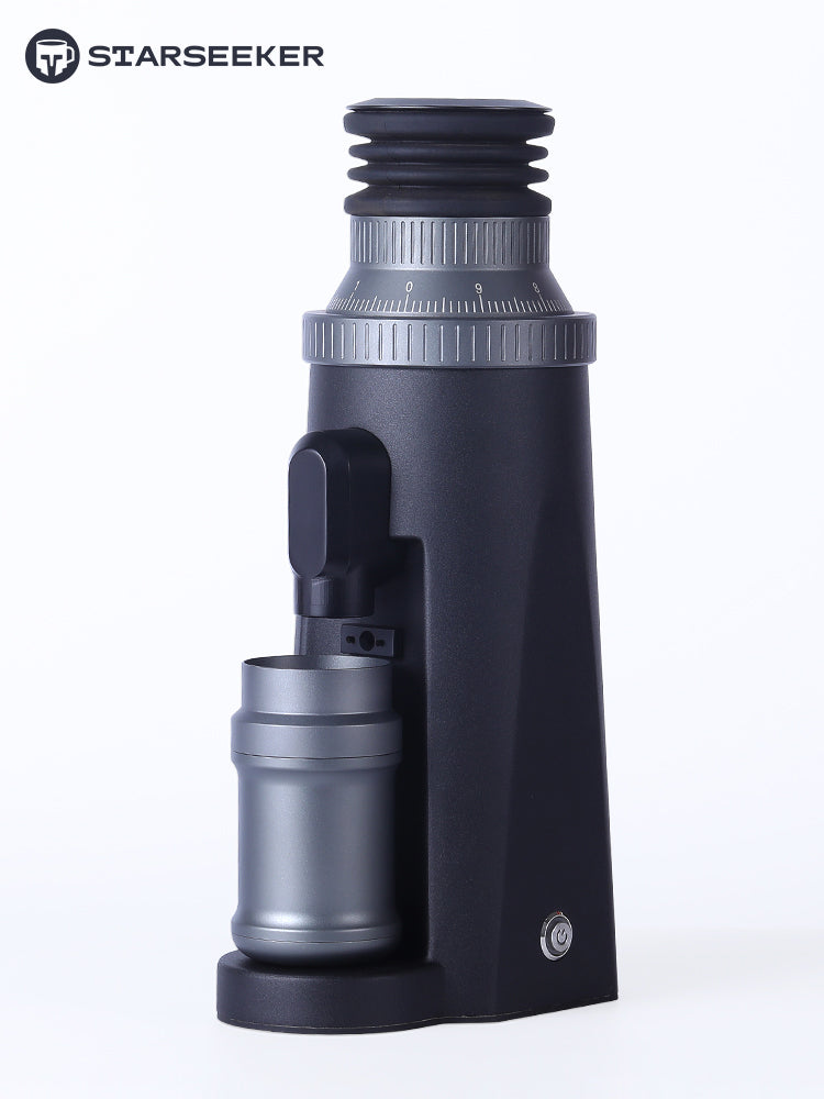 STARSEEKER EDGE63 Electric Coffee Grinder 63mm Cone Burr Espresso Brew Stepped fineness adjustment Bean Grinder Plasma Black