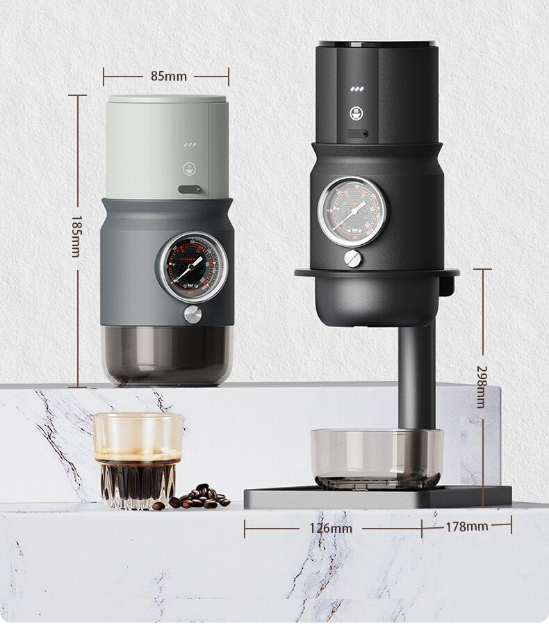 STARSEEKER Super58 Complete set Portable Espresso Machine with Bracket, Dosing Funnel,Coffee Tamper,Silicone insulation sleeve and Carry Bag