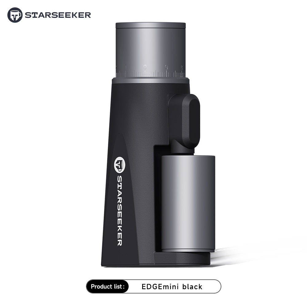 EDGE Mini Portable Coffee Grinder - 38mm Conical Burrs, USB-C Fast Charge, 50 Grinds per Charge