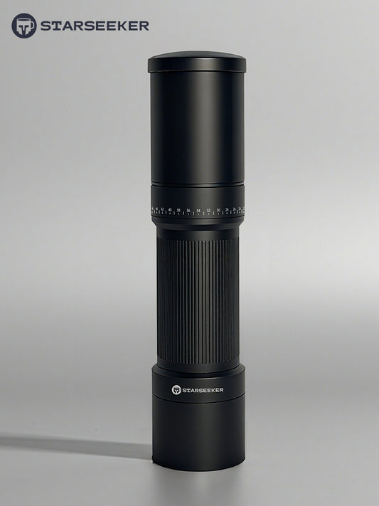 STARSEEKER 2-in-1 Black Burr Coffee Grinder - Manual & Electric, 40MM for Espresso