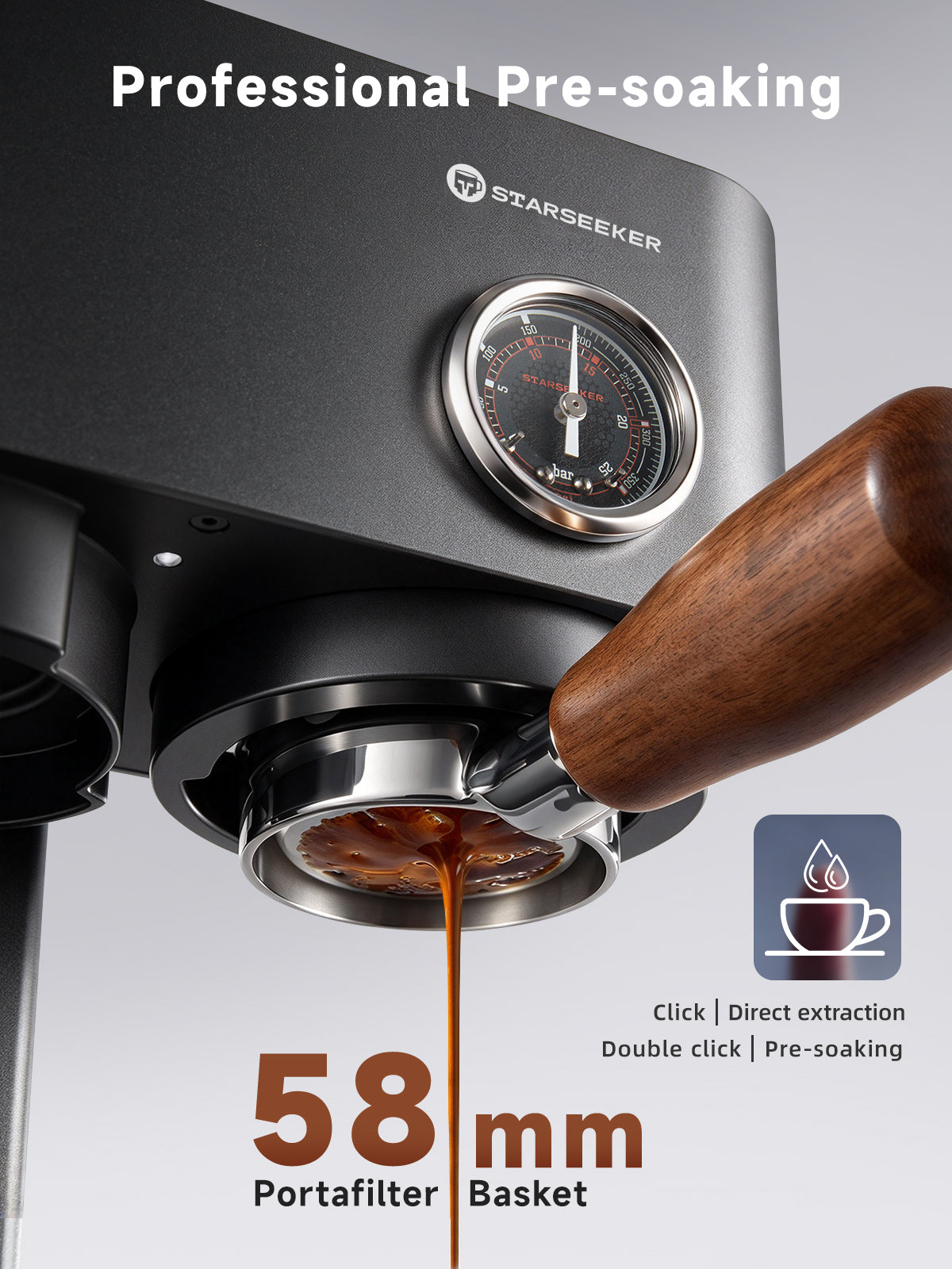 STARSEEKER Omni58X Espresso Machine