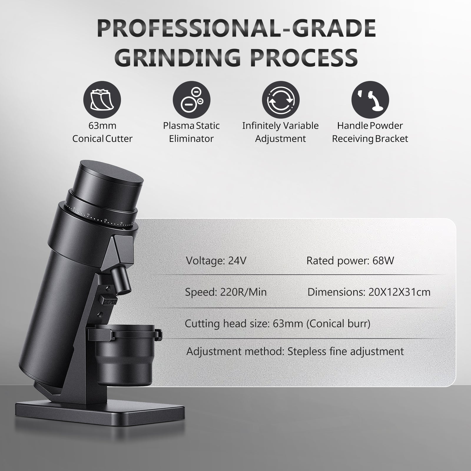 Starseeker Edge Plus premium single-dose coffee grinder