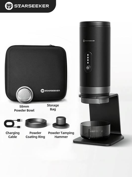 STARSEEKER S58 Portable Coffee Maker Travel Electric Capsule Espresso Machine With USB-C Wireless Heating Bottomless Extraction