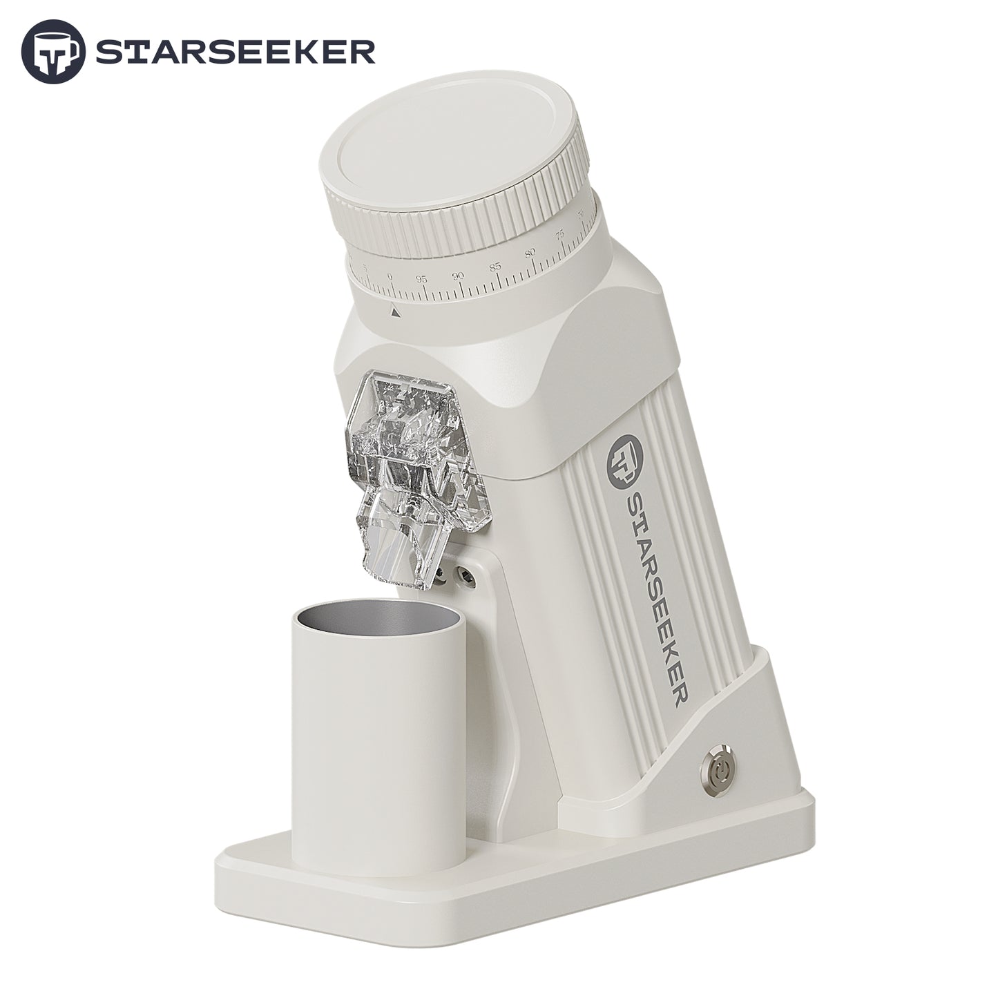 STARSEEKER E64 Electric Coffee Grinder 64MM Espresso Titanium Flat burr Stepless Fineness Adjustment Home Bean Grinder