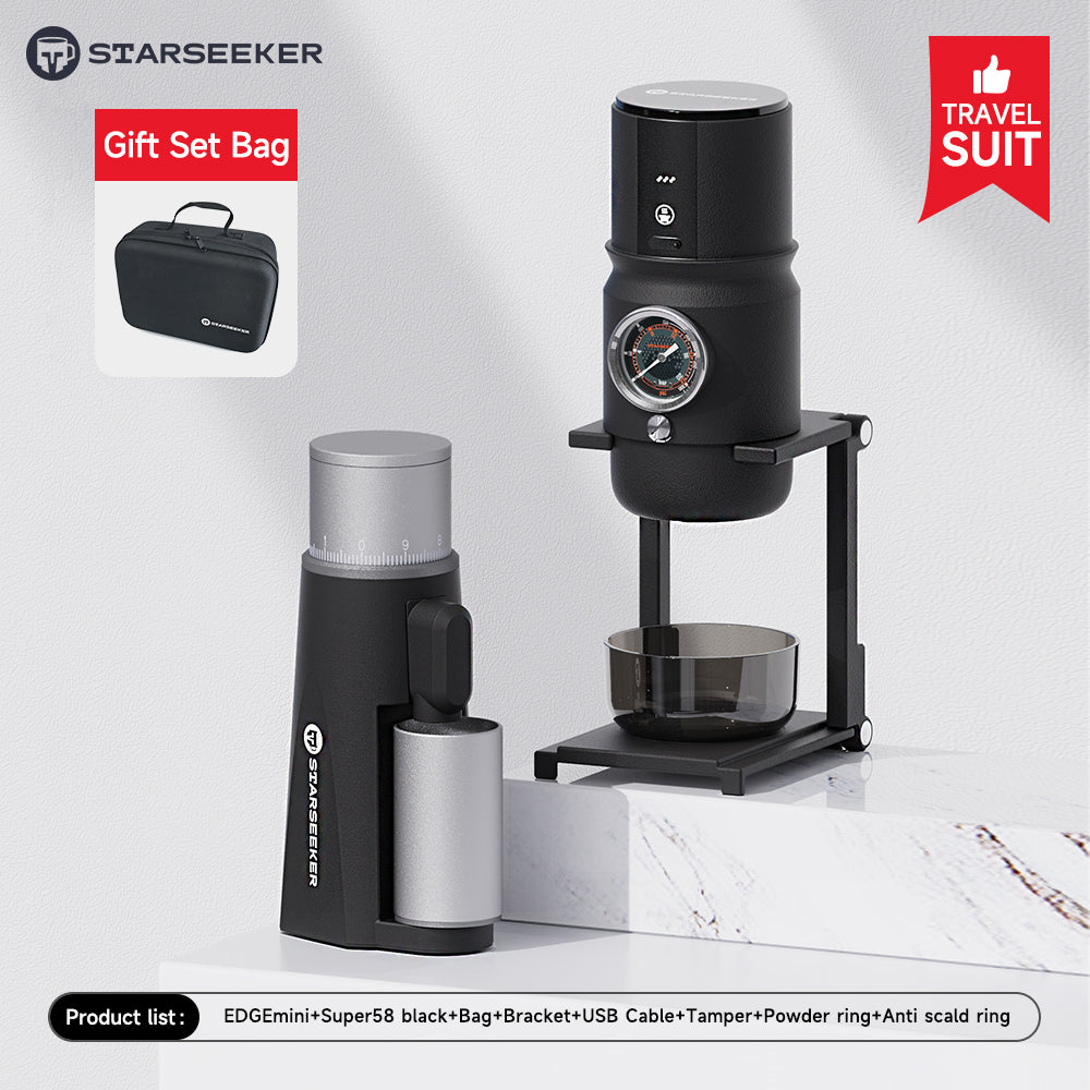 EDGE Mini  Portable Coffee Grinder - 38mm Conical Burrs, USB-C Fast Charge, 50 Grinds per Charge